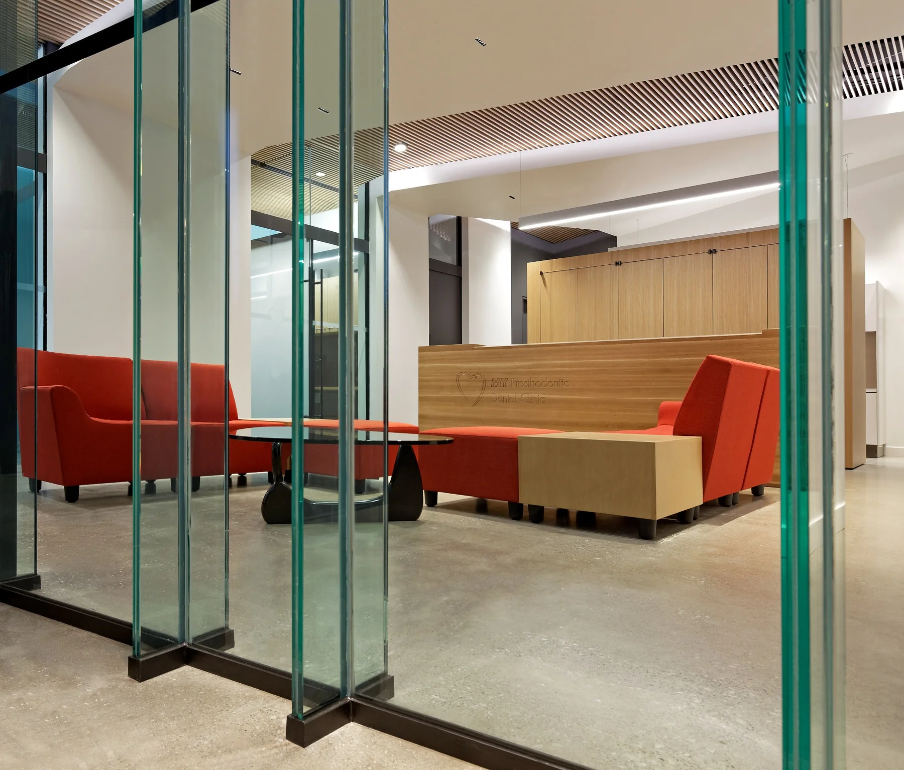 Reception and waiting area